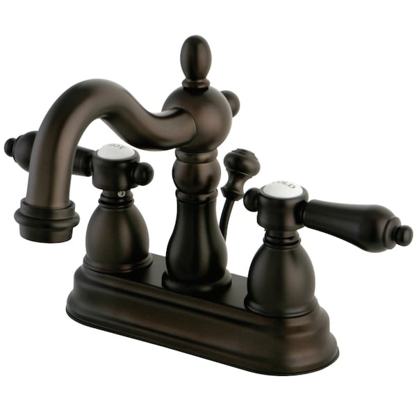 KS1605BAL 4" Centerset Bathroom Faucet, Oil Rubbed Bronze